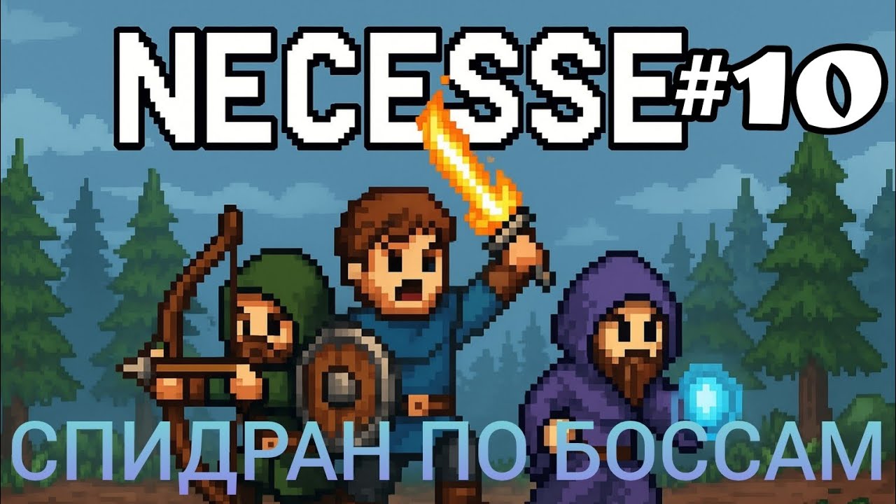 NECESSE #10 СПИДРАН ПО БОССАМ