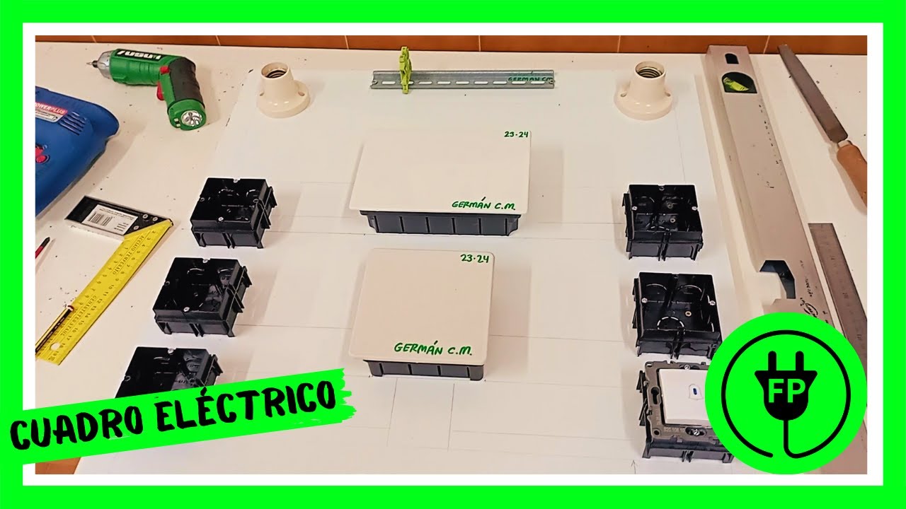 Montar e instalar tablero para simulación de CUADRO e INSTALACIÓN ELÉCTRICA