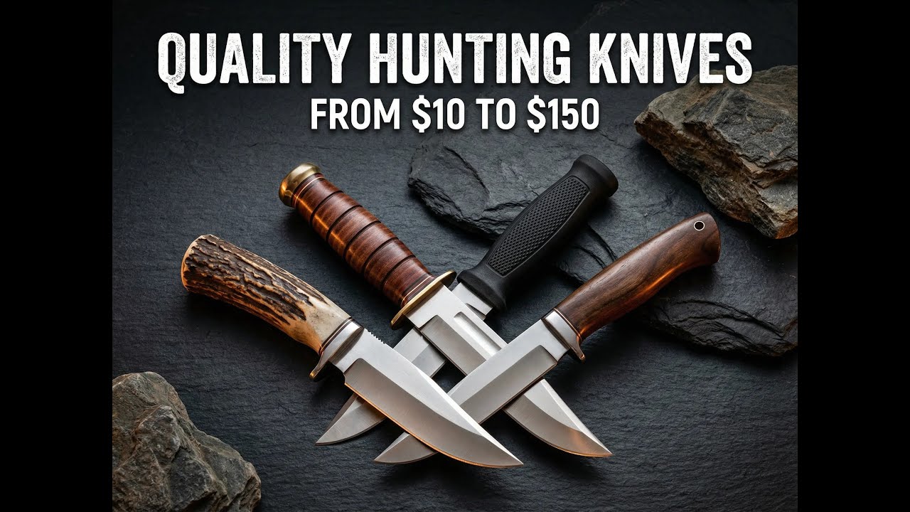 This $150 Stag Hunting Knife vs a $10 Walmart Knife 😳 #huntingknife 😈🔪