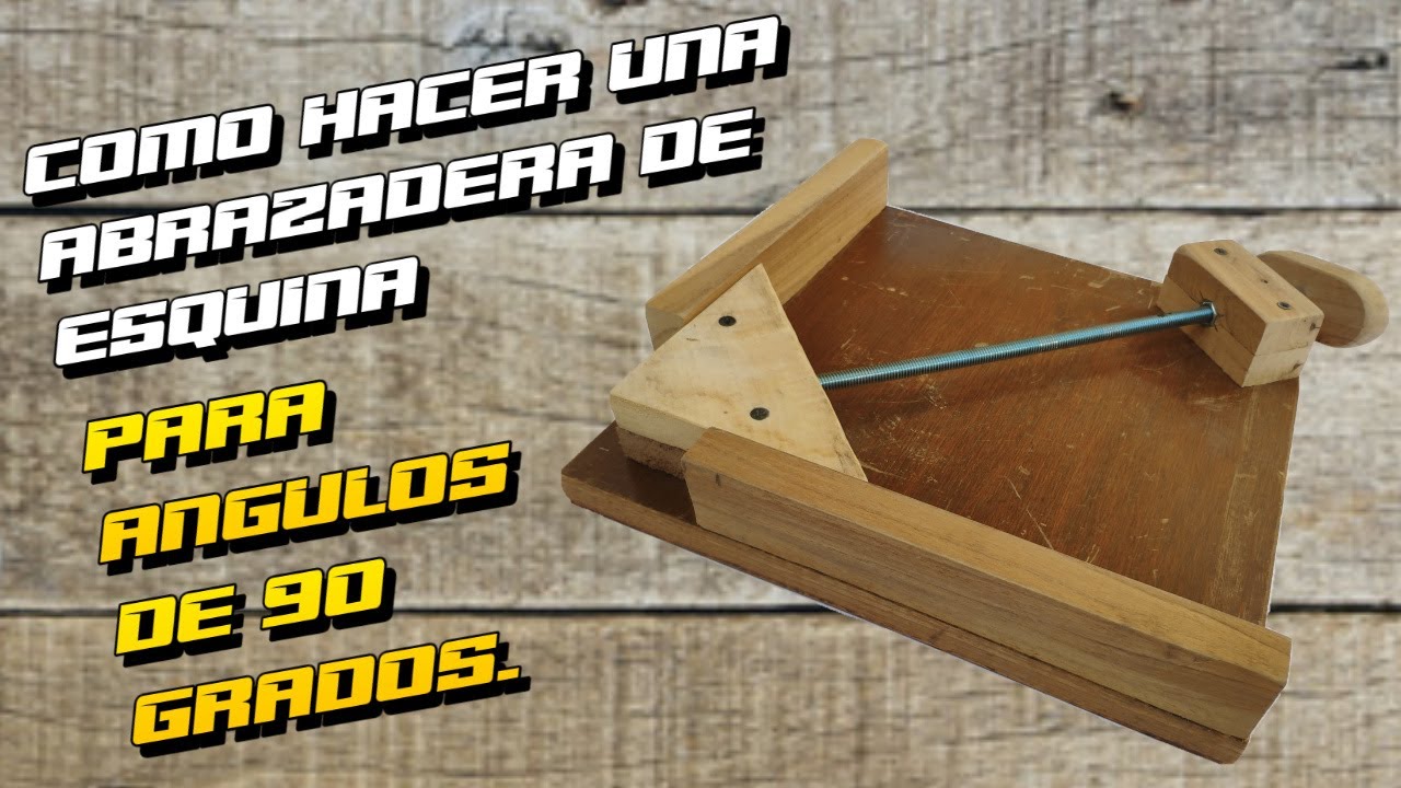 Abrazadera de esquina - Crea tus propias herramientas con recortes de madera / Corner clamp in wood
