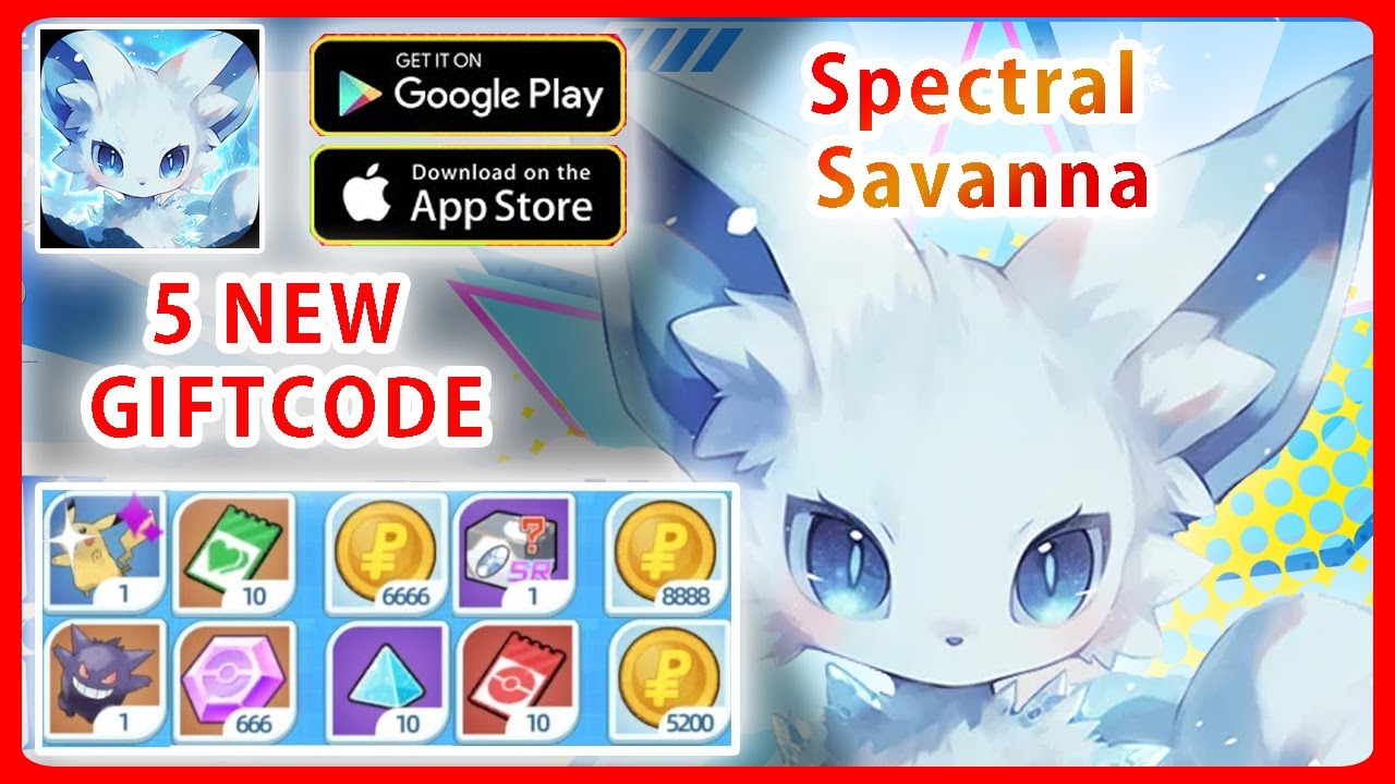 How To Redeem Code Spectral Savanna & All 10 Giftcodes & Gameplay Pokemon Game Android vs IOS