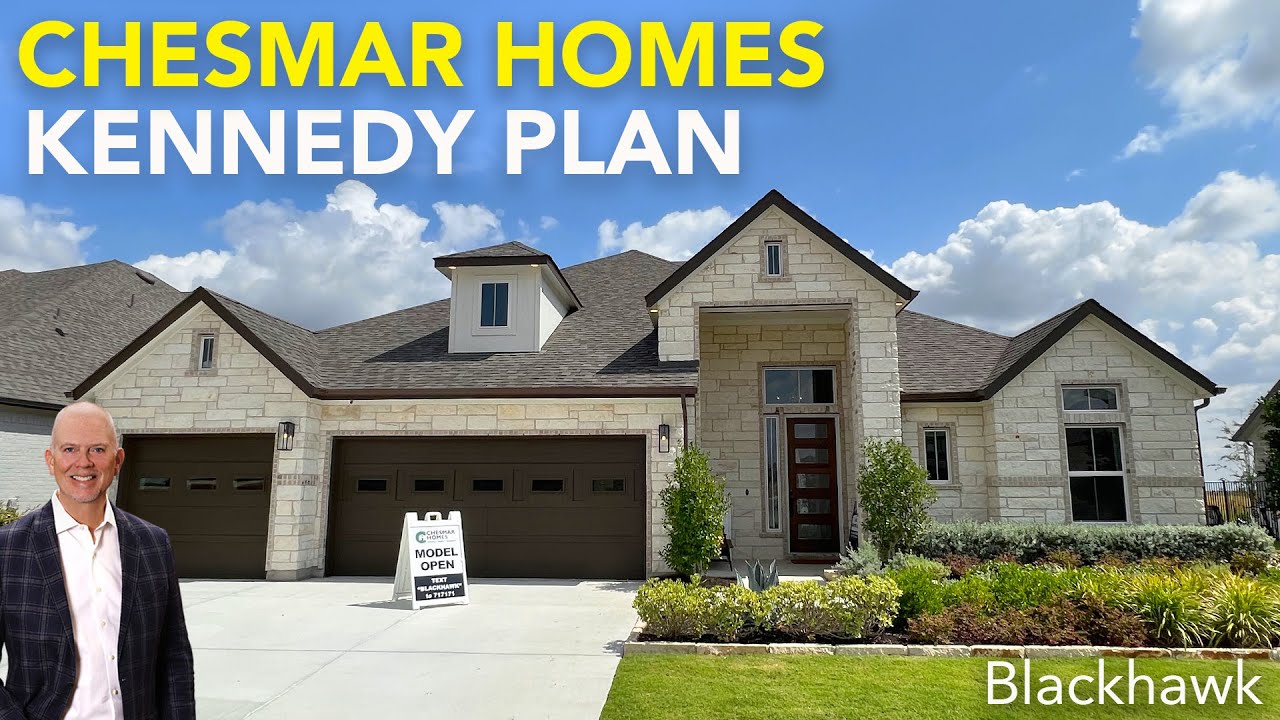 Chesmar Homes | Kennedy Plan Model Home | Blackhawk | Pflugerville - Austin TX | New Construction