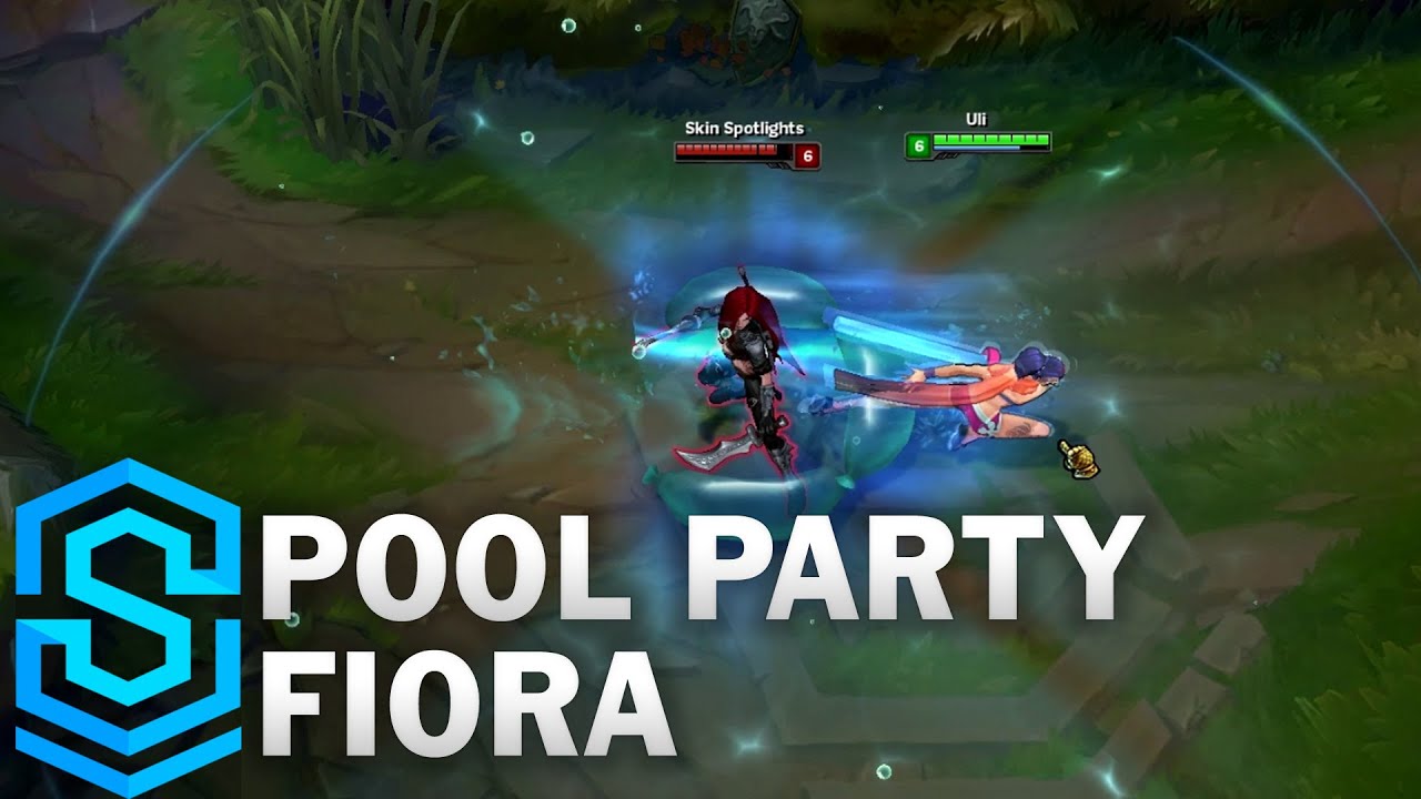 Pool Party Fiora Skin Spotlight - League of Legends