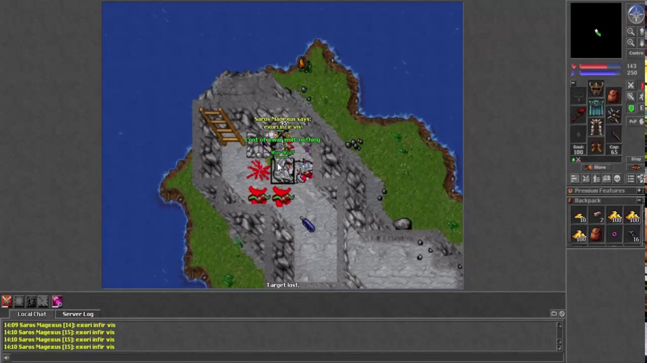 Tibia Od 1 do 50 lv Facc #4 Wspominanie starych czasów, zwiedzanie expowsisk na thais BoleqxTV