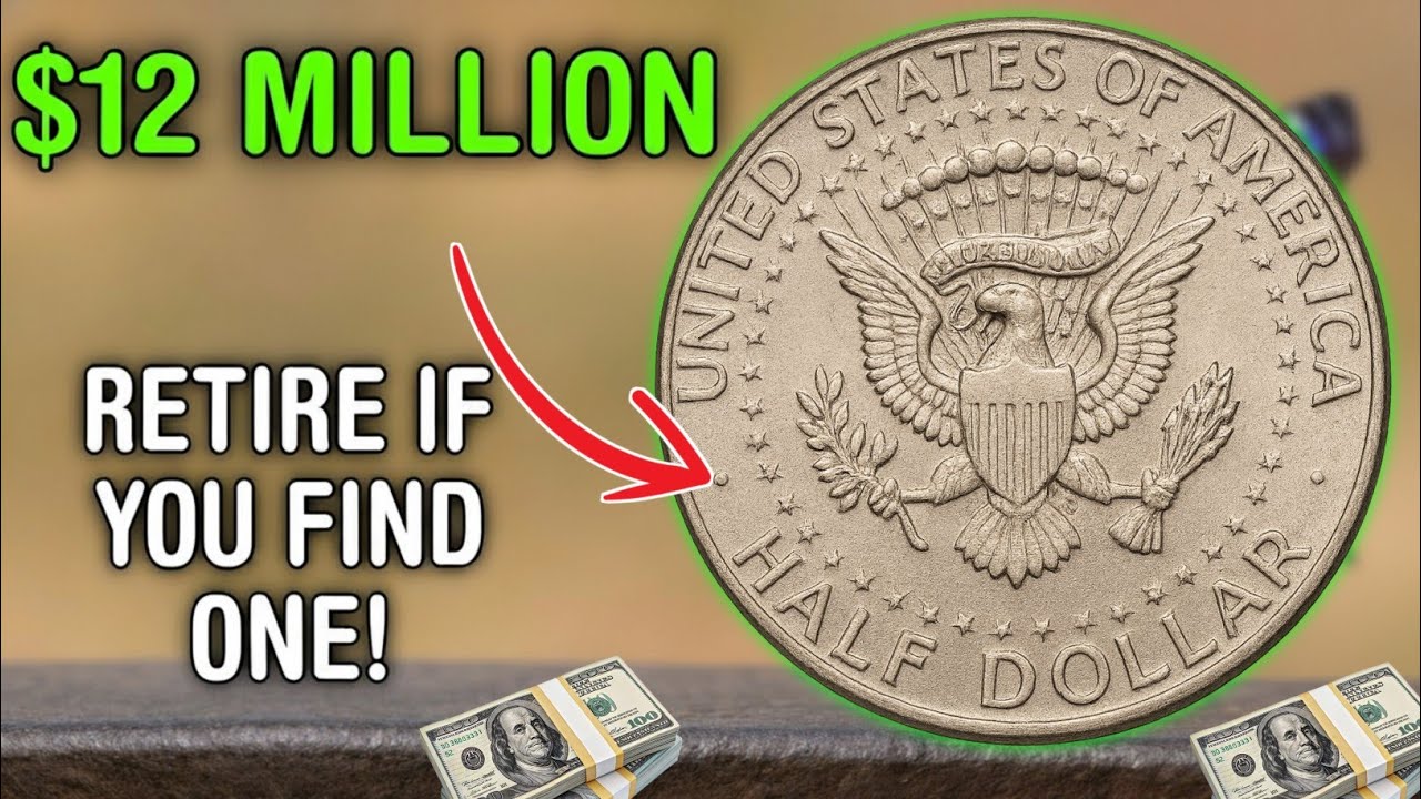 Top 9 USA Kennedy Half Dollars With Million Dollar Value | most valuable kennedy half dollars