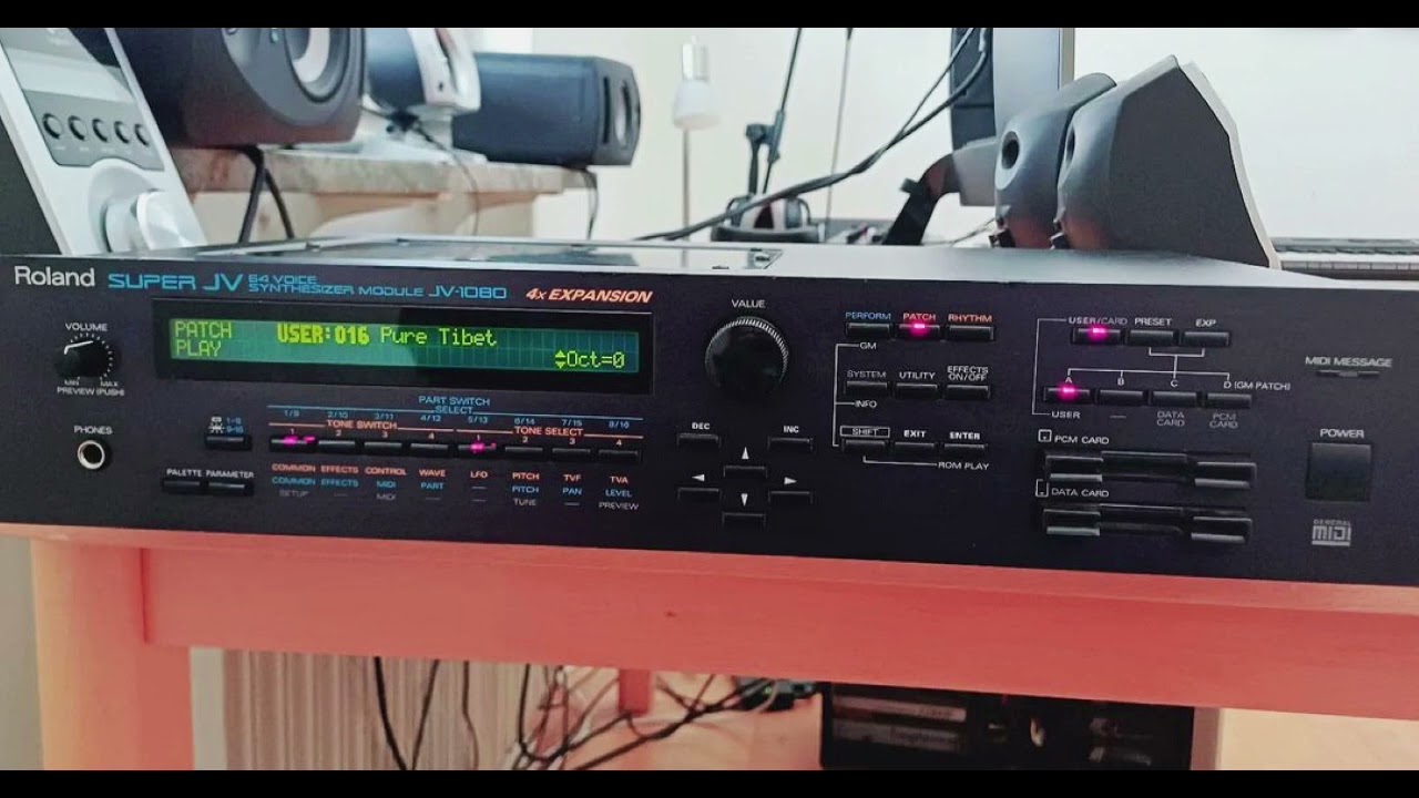 ROLAND JV 1080 Sound Demo (various sounds)