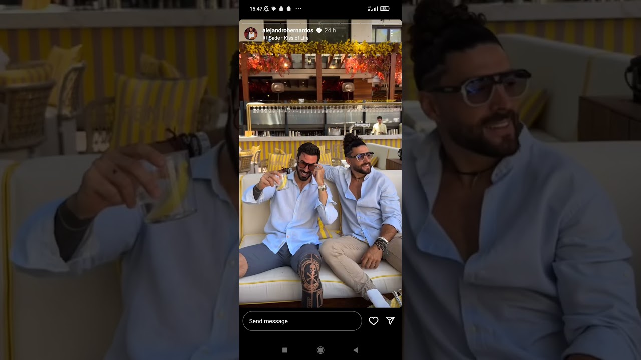 Alejandro Bernardos instagram story