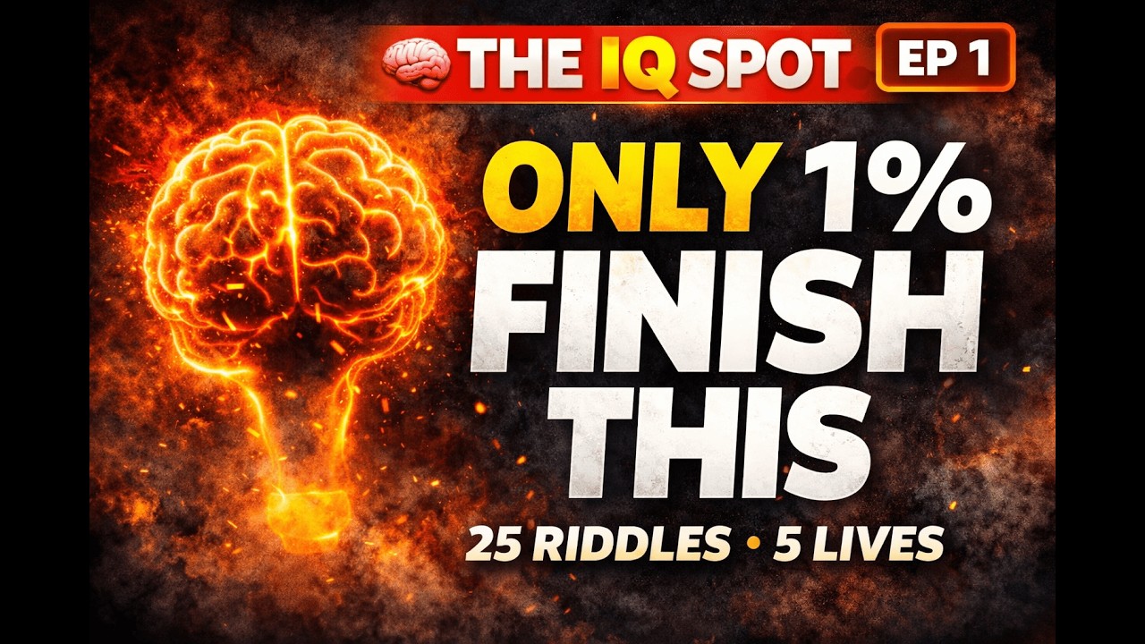 Only Smart Minds Survive This IQ Test 😈 | 25 Riddles | The IQ SpotEp1