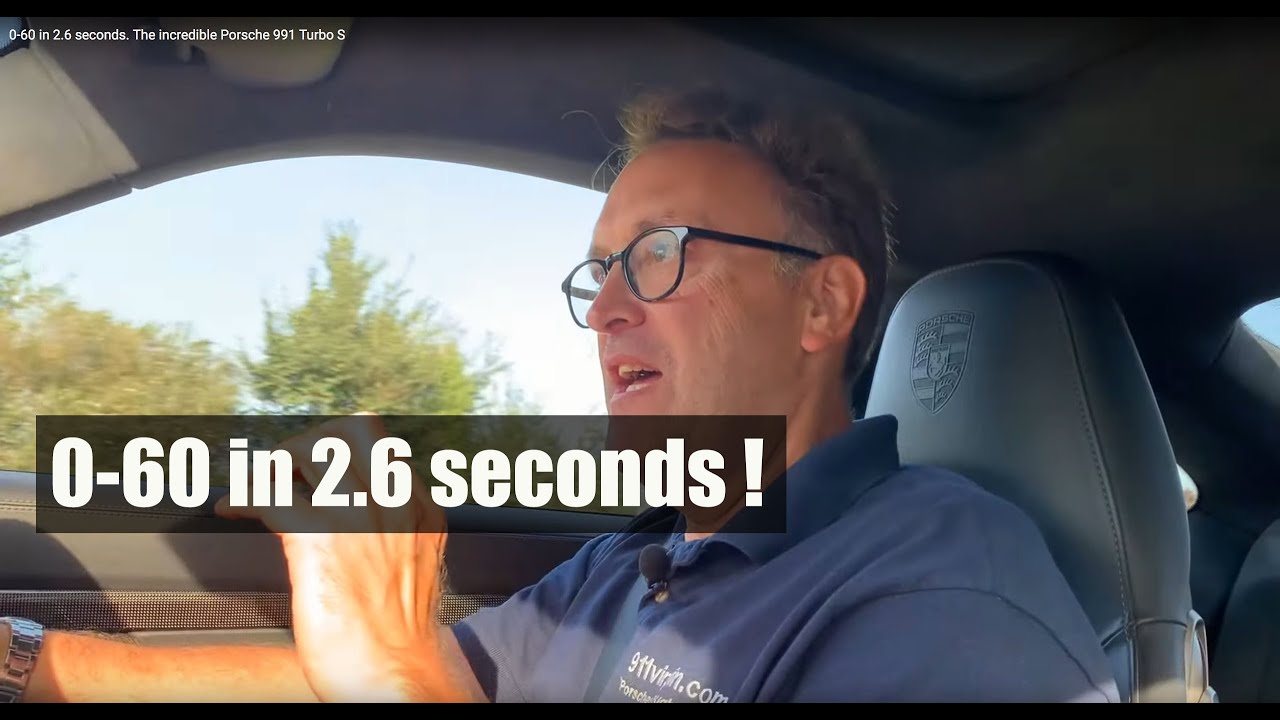 0-60 in 2.6 seconds. The incredible Porsche 991 Turbo S