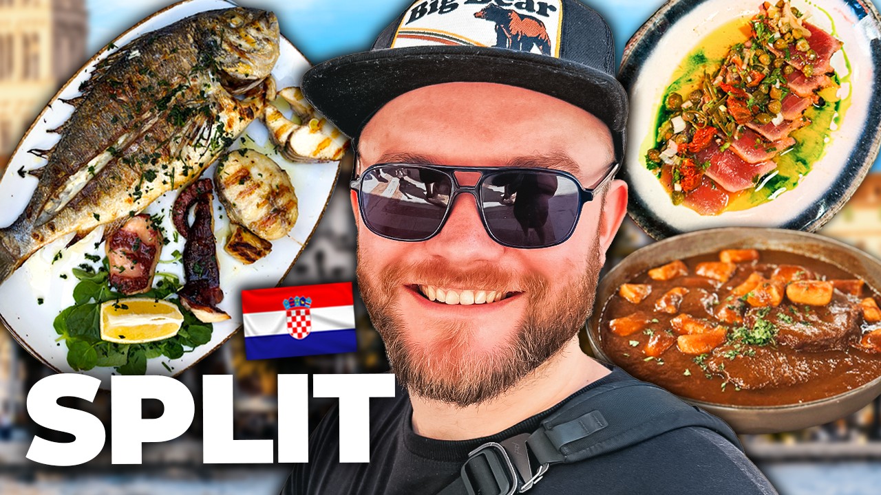 SPLIT, CHORWACJA: JEDZENIE i RESTAURACJE w Splicie - co warto zjeść w Chorwacji? | GASTRO VLOG 681