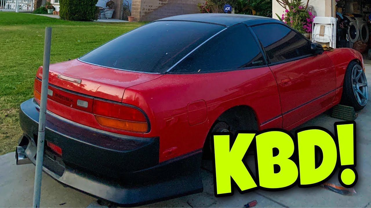Установка заднего бампера KBD GP1 [S13 HATCH]