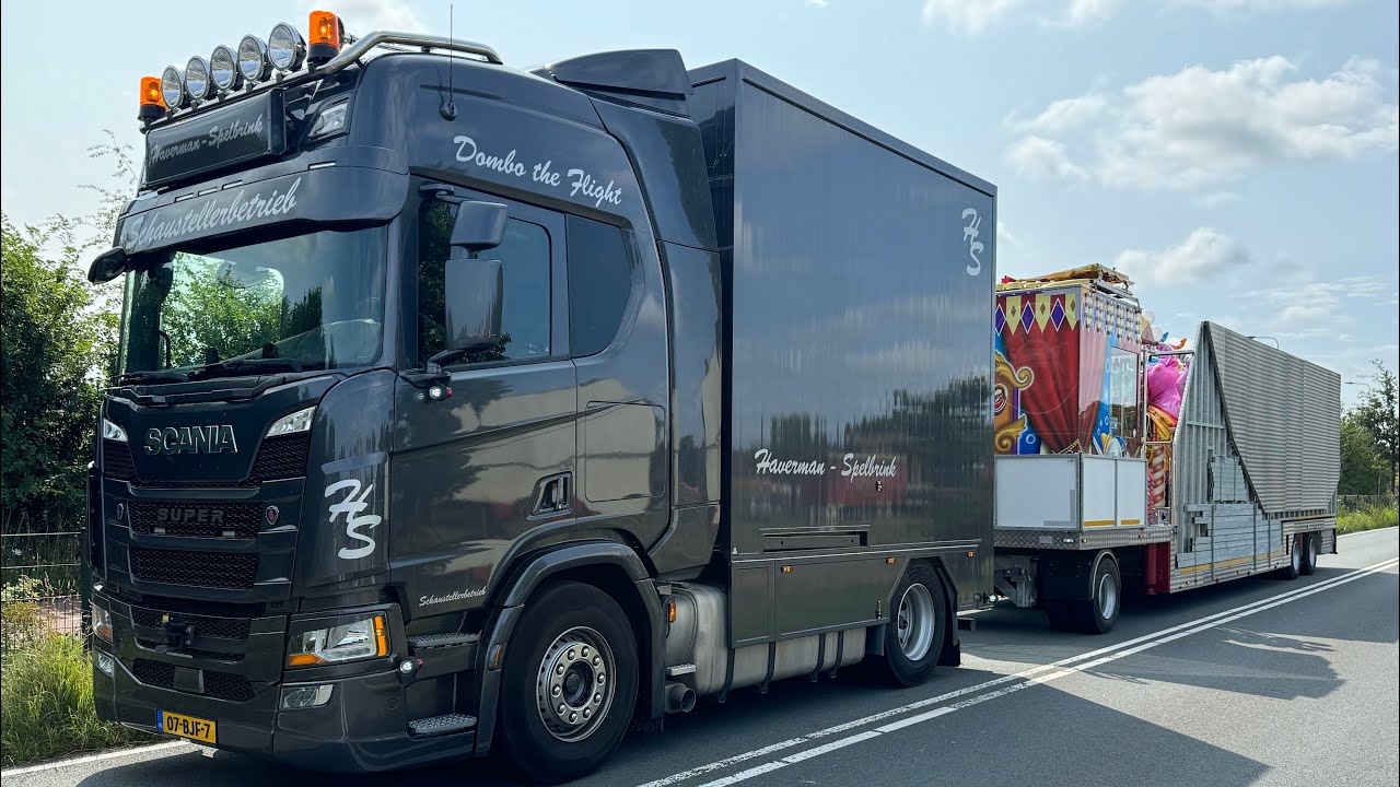 Kermis Santpoort 2024 Transport en opbouw Deel 3