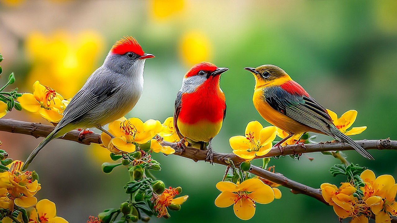 🌷 Spring Birds and Soothing Piano - Music to Calm Your Mind and Boost Your Focus 🕊️