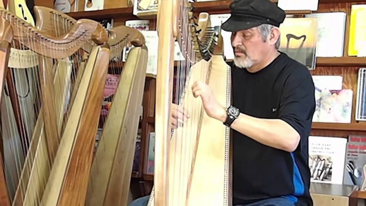 Greensleeves on Harp
