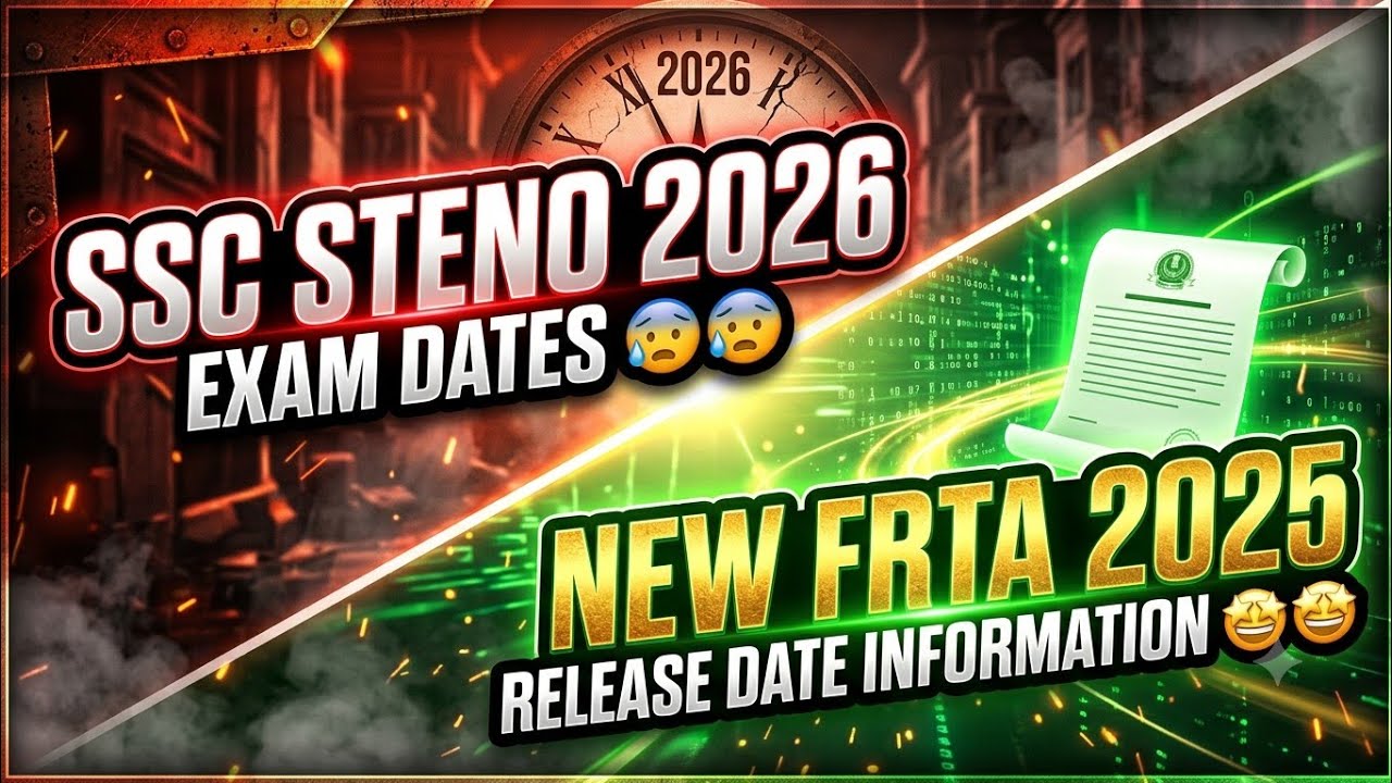 SSC STENO 2026 EXAM DATE 😨 SEPTEMBER? STENO 2025 RE RELEASE DATE CONFIRMED?? #ssc #sscsteno 