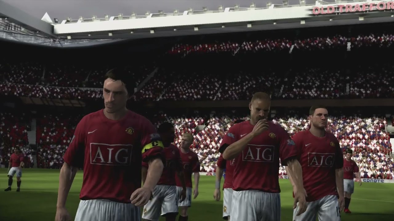 Fifa 08: Manchester United - AC Milan (Xbox 360 Gameplay)