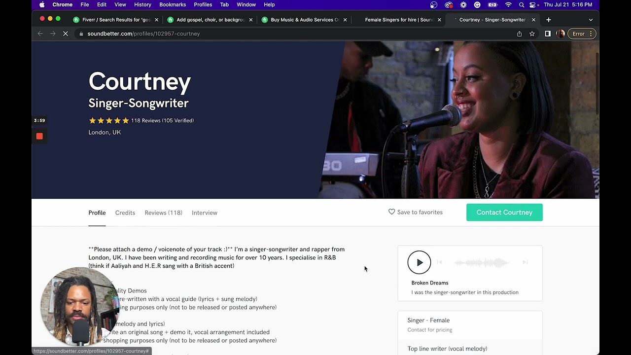 SoundBetter против Fiverr: наем студийных музыкантов, продюсеров и других специалистов