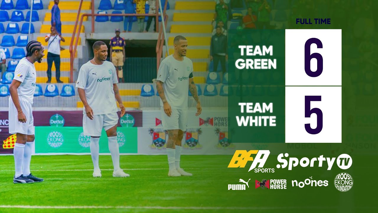 Troost-Ekong Foundation Charity Match – Green Ijaball 6-5 White Eguavoen | Highlights | SportyTV