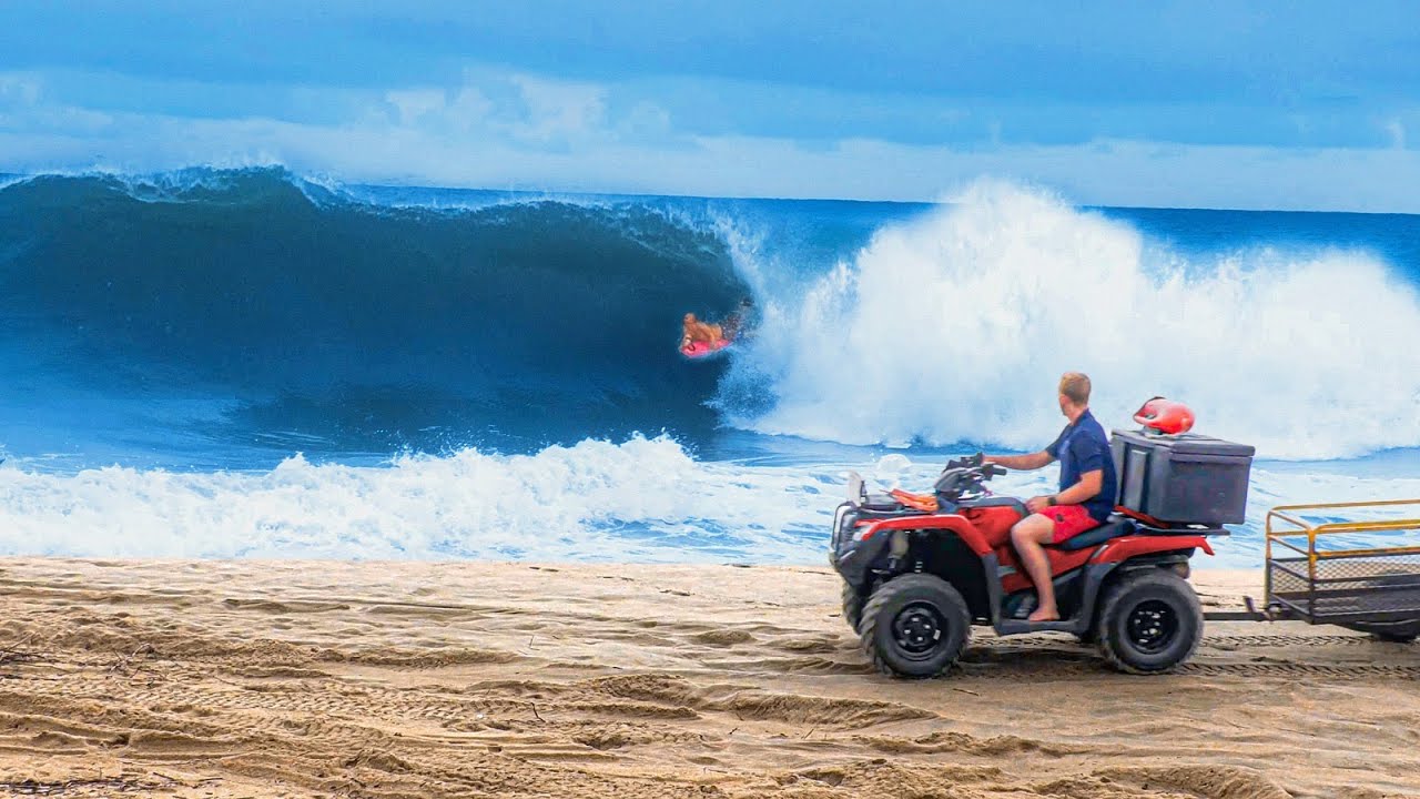 Surfing the Day Before a Hurricane Hits!