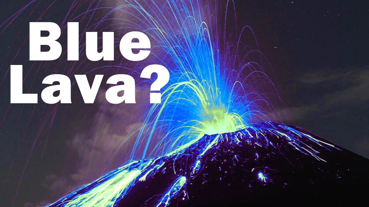 Worlds largest BLUE FIRE volcano you didn't know exist