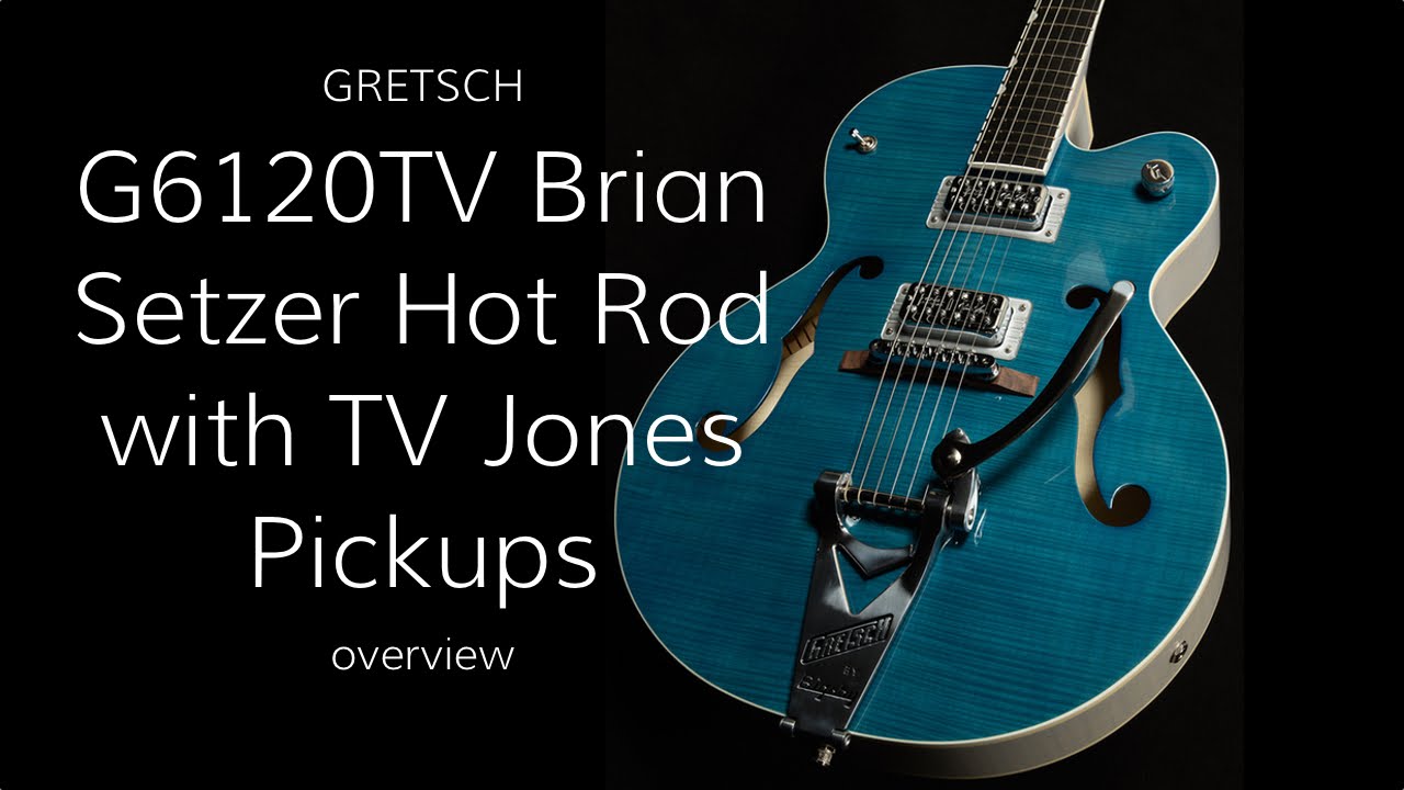 Gretsch G6120SH Brian Setzer Hot Rodwith TV Jones Pickups  •  Wildwood Guitars Overview