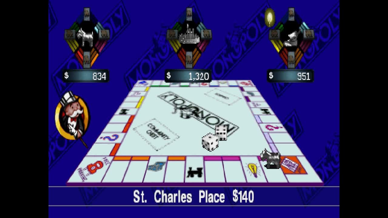 Monopoly ... (PS1) Gameplay