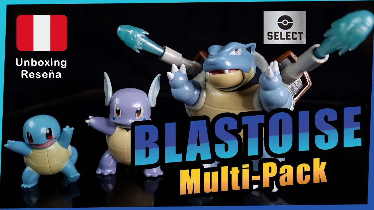 Blastoise Pokemon Select Multipack Evolution Jazwares