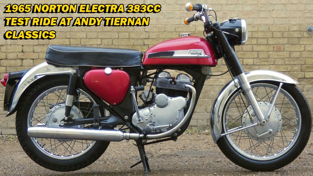 Norton Electra 400cc 1965 года выпуска в коллекции Andy Tiernan Classics #1555NRT