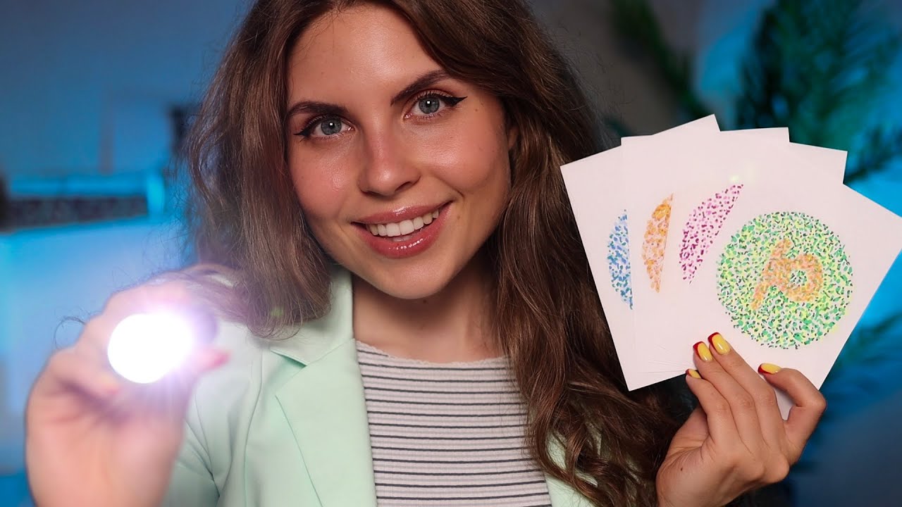 ASMR Testing You for Color Blindness, Eye Exam, Medical Roleplay