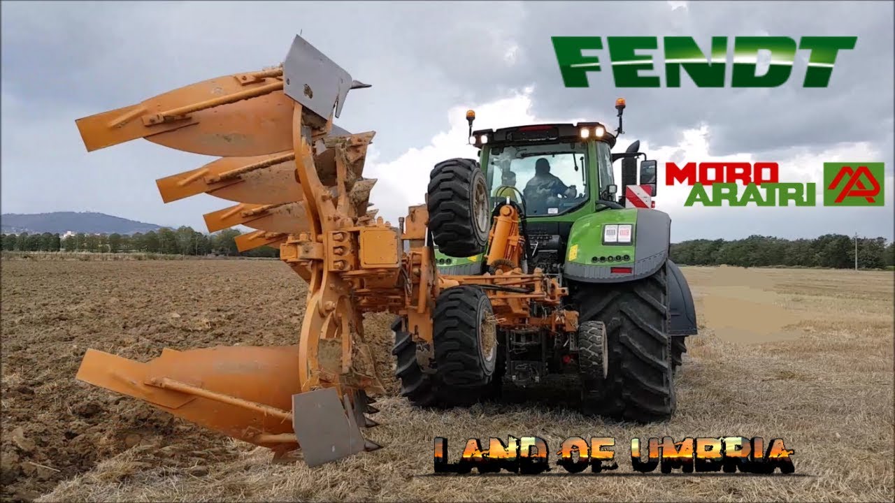 FENDT 1050 Vario ProfiPlus - aratro Moro RAPTOR - Aratura