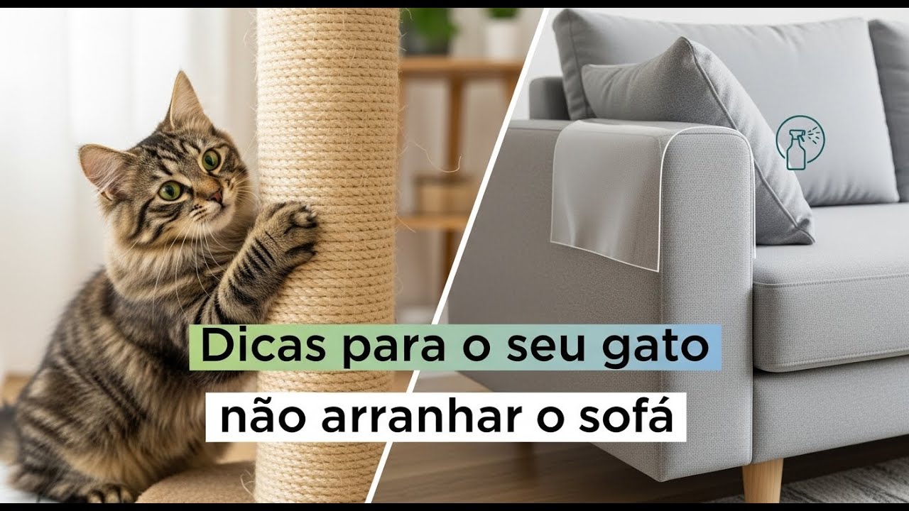DICAS PARA O GATO NÃO ARRANHAR O SOFÁ - Gatil Hauser
