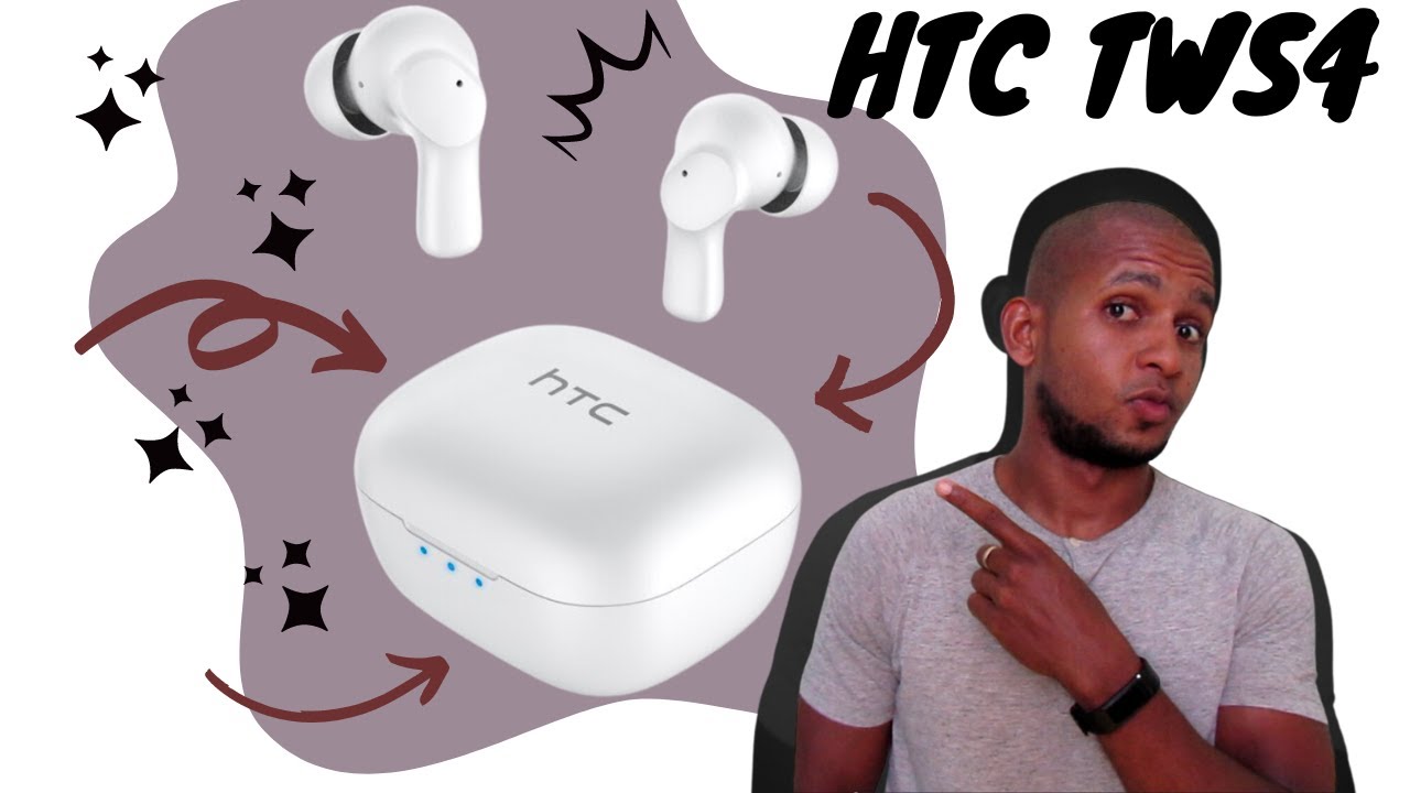 HTC TWS4 / Auriculares con cancelación de ruido ambiental / HTC True Wireless Earbuds 1+