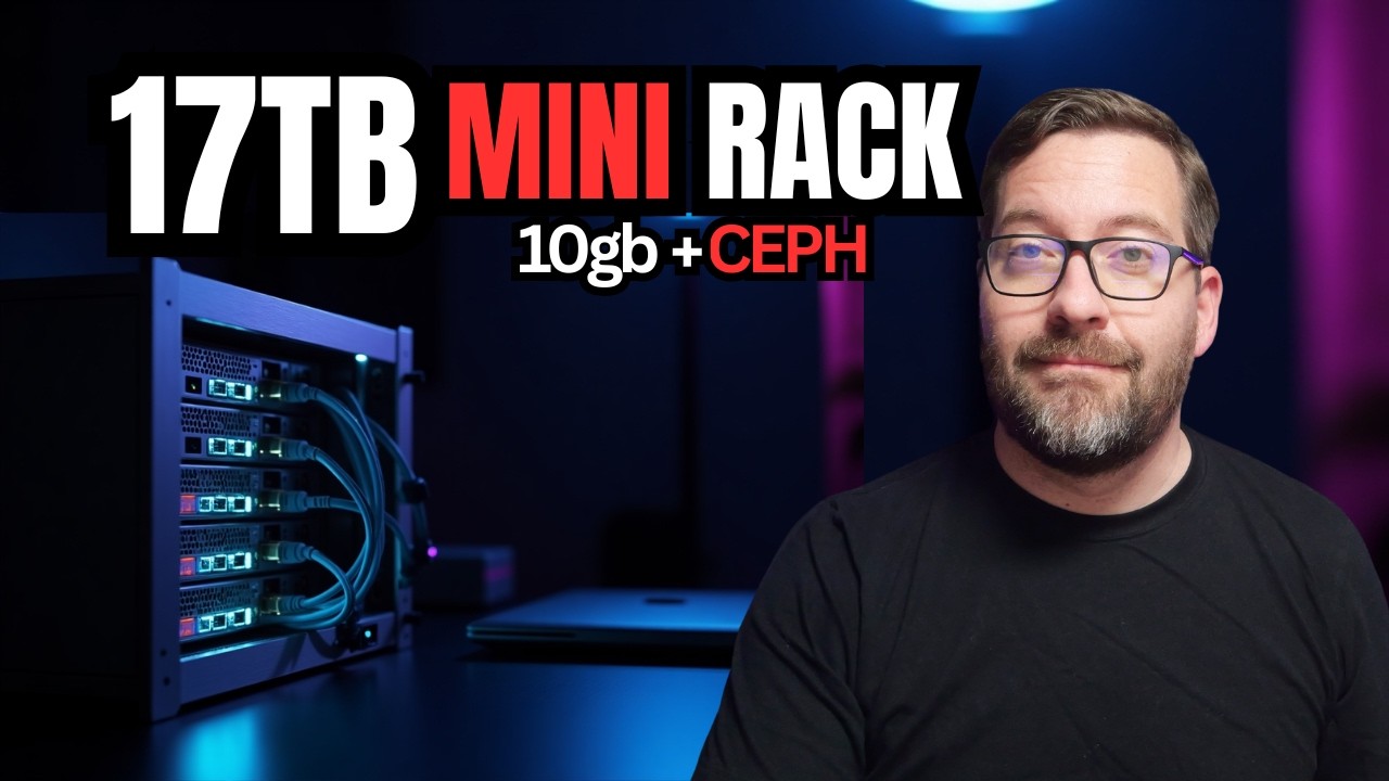 I Built a 5-Node Proxmox & Ceph Mini Rack with 17TB NVMe