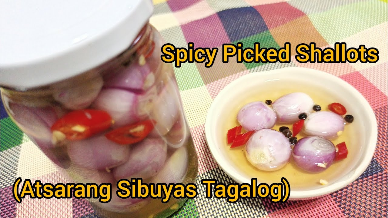 Spicy Pickled Shallots (Atsarang Sibuyas Tagalog)