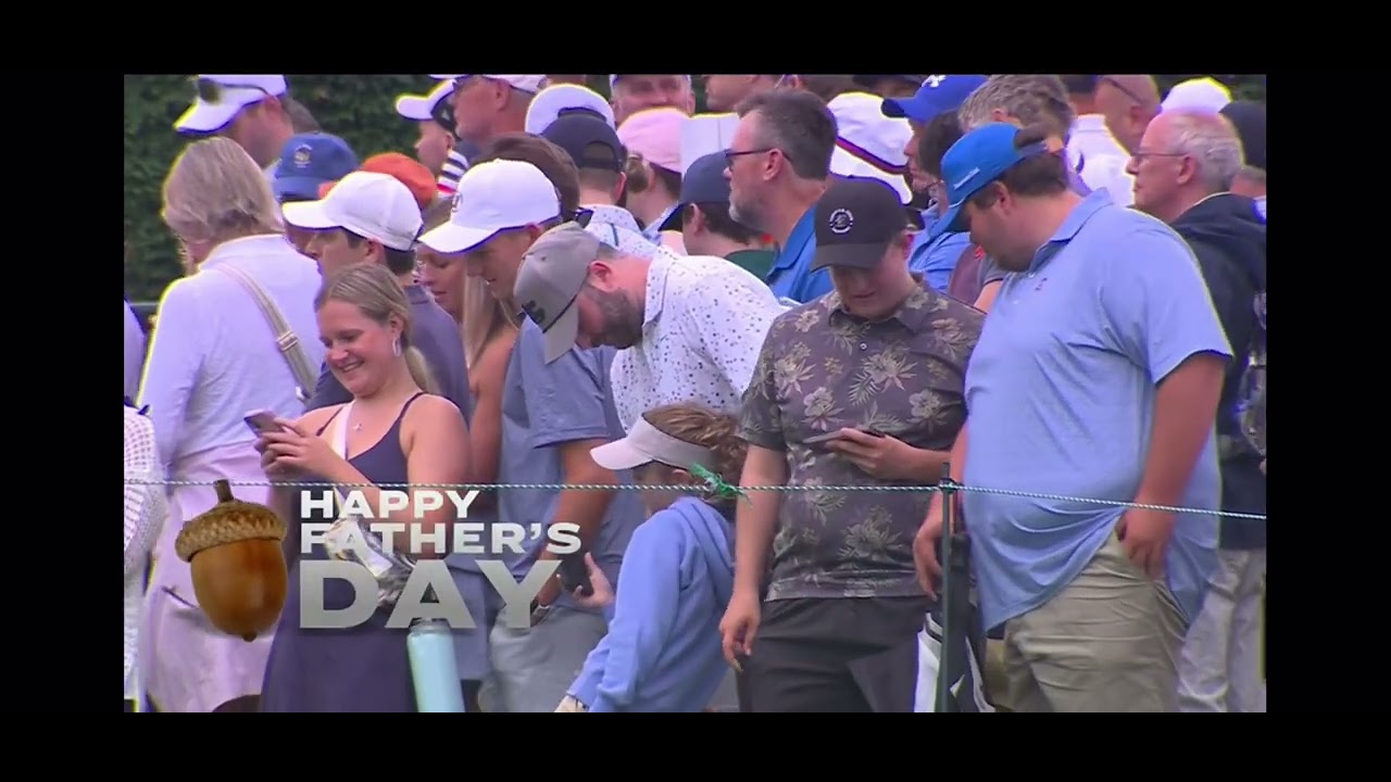 PGA Tour Golf on NBC Sports intro 2025 U.S. Open Golf Championship- Final Round