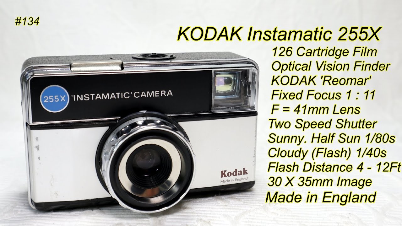 KODAK Instamatic 255X.  1971