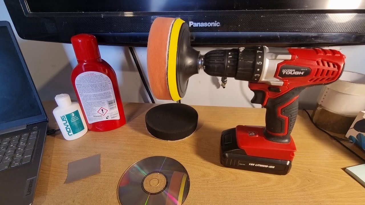 How polish a videogame / CD / DVD disc like a pro without expensive tools