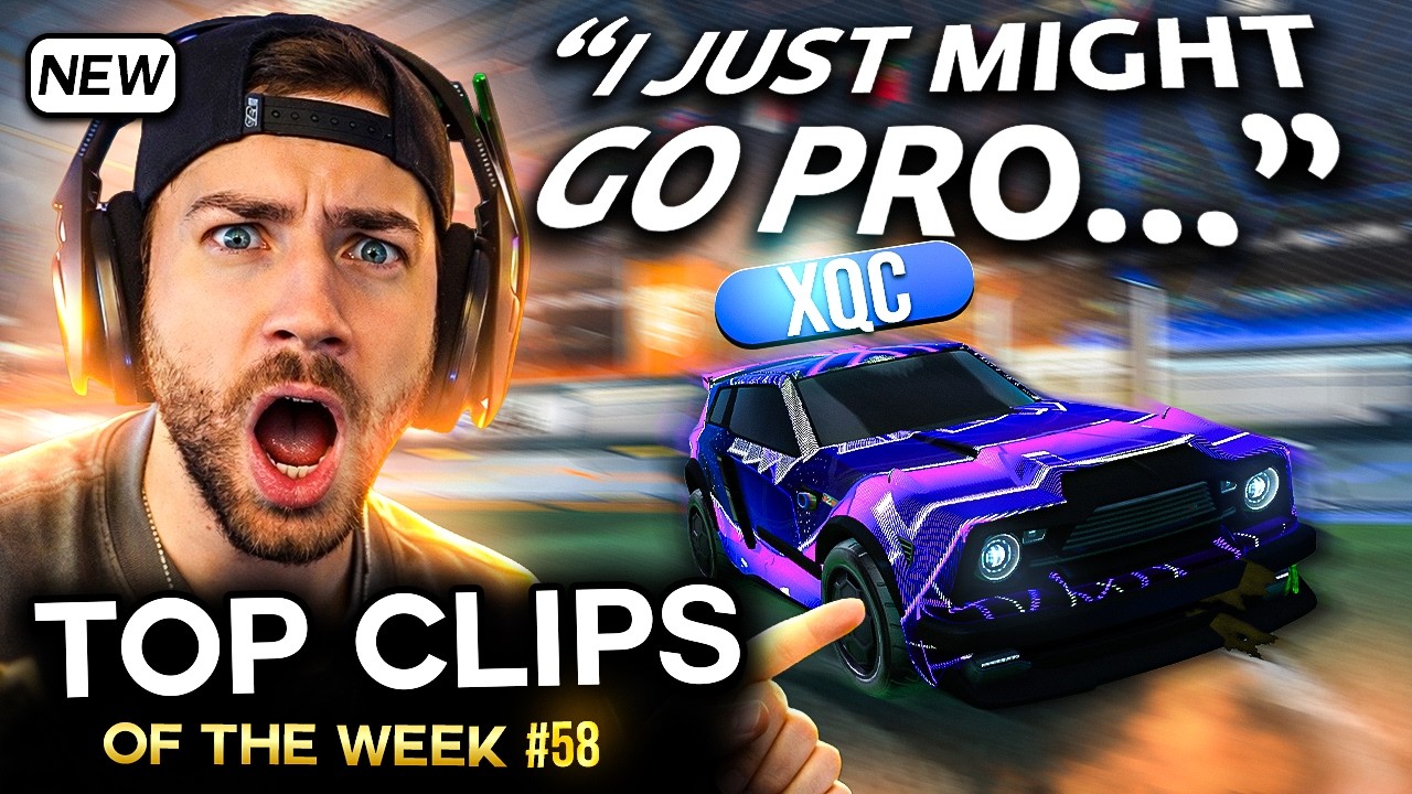 Реакция на САМЫЕ ПРОСМОТРЕННЫЕ клипы недели по Rocket League на Twitch! #58
