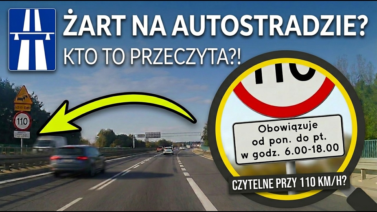 Zdaniem GDDKiA to było CZYTELNE. Małe, nieczytelne i rozwleczone tabliczki na A4 (obwodnica Krakowa)