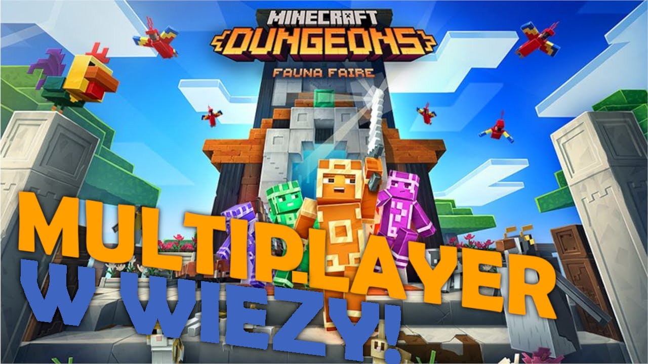 M&oacute;j Pierwszy raz w Wieży MULTIPLAYER!!! Minecraft Dungeons