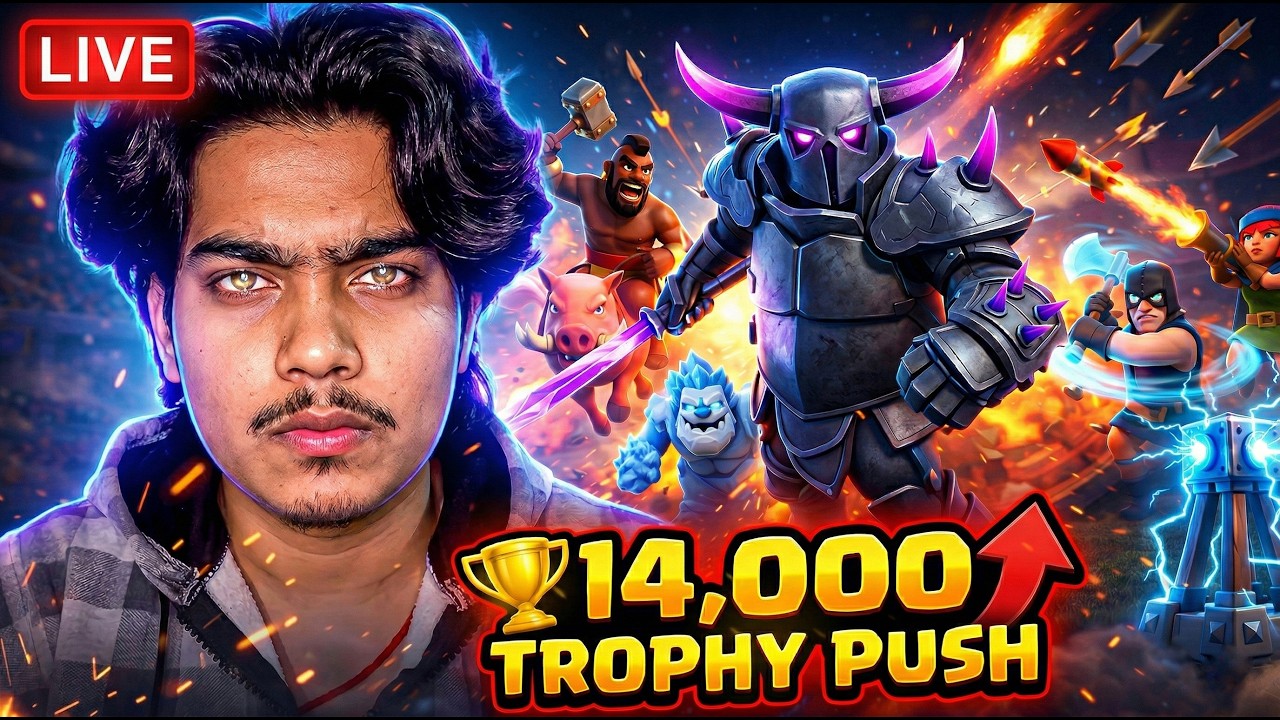 Clash Royale LIVE 🔴 | 14,000 TROPHIES Push in Clash Royale?! 😱