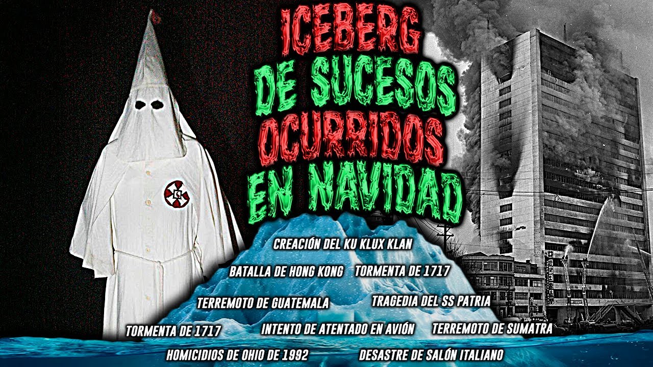 EL ICEBERG DE SUCESOS OCURRIDOS EN NAVIDAD (HOMICIDIOS, MISTERIOS, DESAPARICIONES)