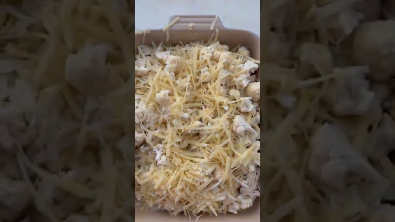 Easy Party Trick! Cauliflower Gratin! #nsng #grainfree