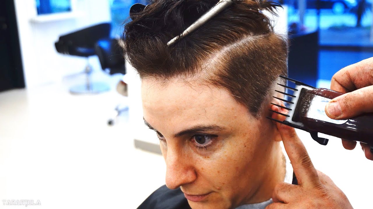 ANTI AGE HAIRCUT - SHORT Modern pixie With Shaved sides