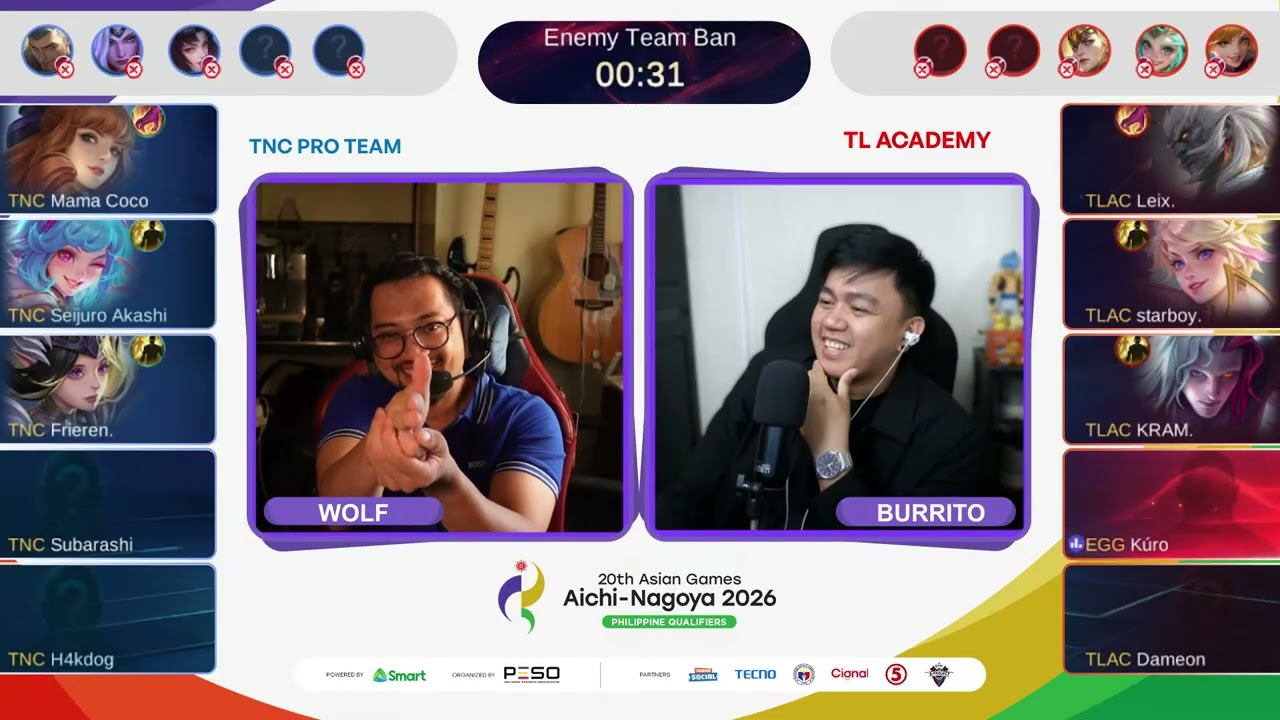 TNC Pro Team VS TL Academy Game 3