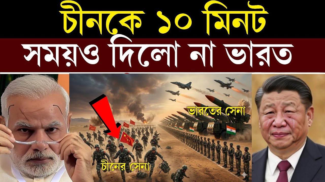 বিশ্ব যখন ইরান আমেরিকা যুদ্ধে ব্যস্ত, তখন মোদীর সেনা চীন বর্ডারে পৌঁছতেই যা হলো......