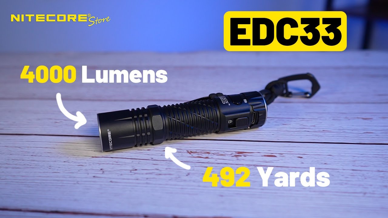 Is This The Best EDC Flashlight Made By Nitecore Yet? | Nitecore EDC33 Full Review