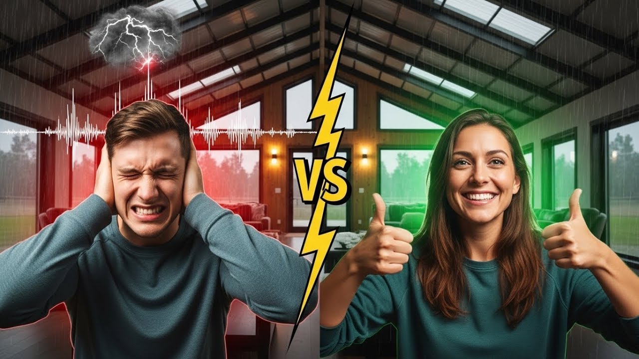 Is Rain on a Barndominium Metal Roof REALLY That Loud? Acoustics Test Results (2026)