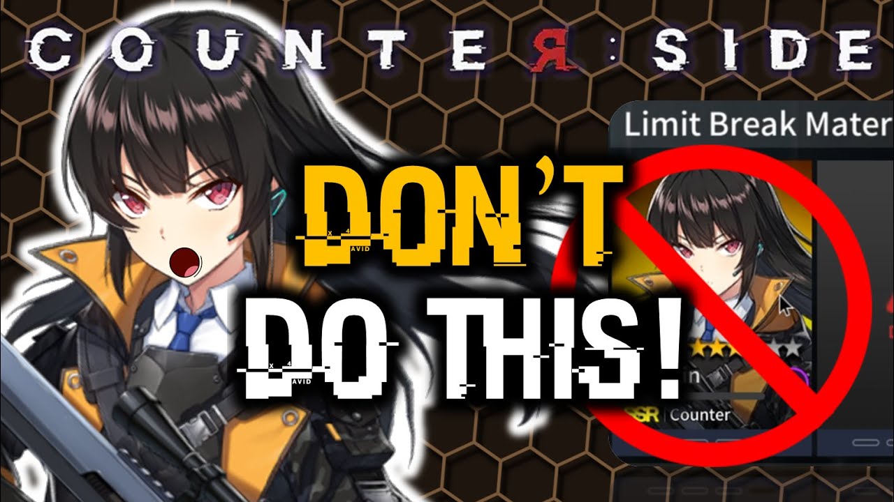 DO NOT DO THIS WITH YOUR DUPLICATES!!! | Counter:Side