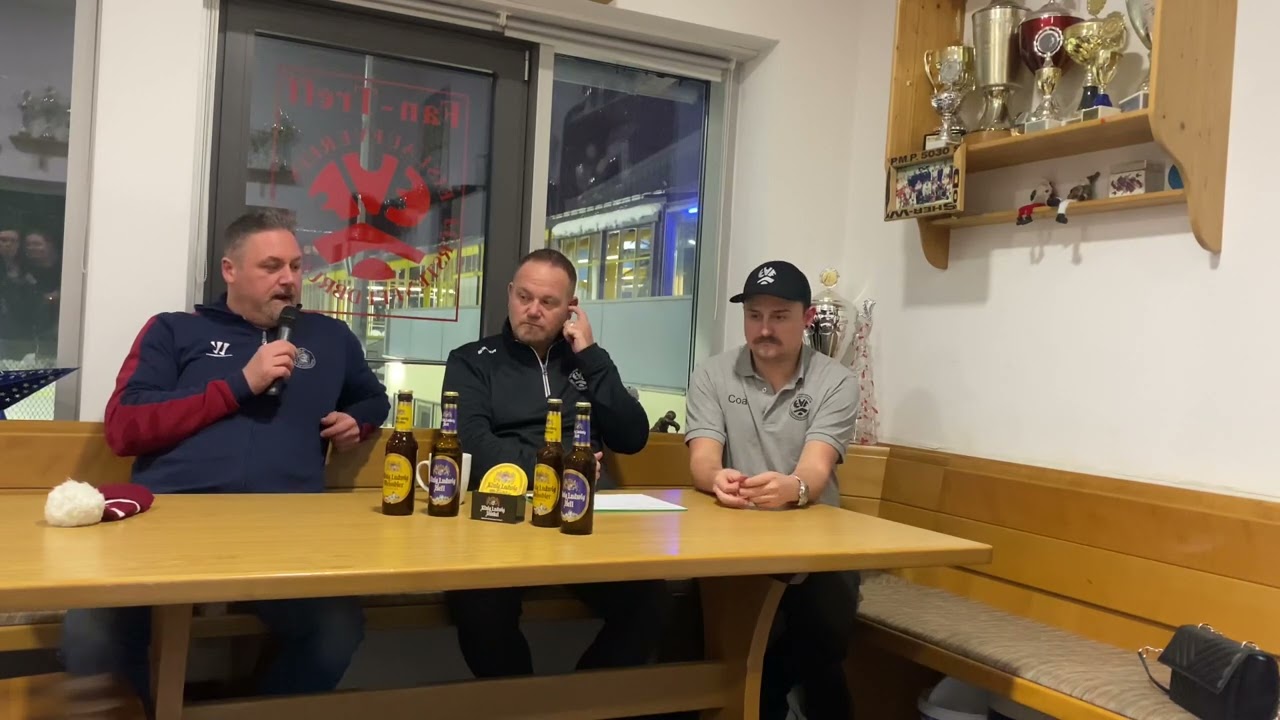 Pressekonferenz EV F&uuml;rstenfeldbruck vs SC Reichersbeuern vom 08.12.2023